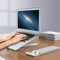 حامل لاب توب قابل للضبط باروك، 10-15.6 بوصة - ابيض