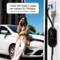 AFYEEV Schuko Type 2 Electric Car Charging Cable, 32A, 7.2kW - Black