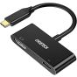 محول USB فئه C الي HDMI تشوتيك، 7 سم، اسود - Hub-M03-Bk