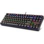 Redragon K552 Mechanical Gaming Wired Keyboard with LED Backlit (Red/Black)
