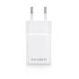 Dausen Wall Charger with Lightning Cable, 1 Amper, White- TR-RI1028