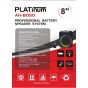 Platinum Professional Bluetooth Speaker, Black - AH-8050