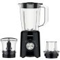 Tornado Blender with Chopper and Mill, 500 Watt, Black - BL-500T