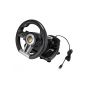 PXN V3II Gaming Wired Steering Wheel for PlayStation 4, Black- PXNV3-PRO