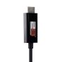 كابل من منفذ عرض إلى HDMI توبي، بطول 1 م، اسود - DC504