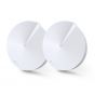 TP-Link Deco M5 Wired and Wireless Whole Home Mesh WiFi System, 2 Packs, 2 Ports, White - AC1300
