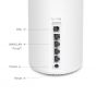 TP-Link Deco X20-DSL Wired and Wireless VDSL Whole Home Mesh WiFi 6 Router, 5 Ports, White - AX1800 