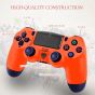 Roonboit Wireless Controller For PS4, Pro, Slim, PS3 - Sunset Orange