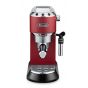 Delonghi Dedica Style Pump Espresso Coffee Machine, 15 Bar, Red - EC 685.R