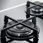 Elba Gas Built-In Hob, 90 CM, 5 Burners, Black - ELIO 95-545 CG