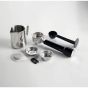 Ariete Espresso Coffee Maker with Integrated Coffee Grinder, 15 Bar, Silver - 1313