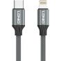 LDNIO Charging Data Cable Type-C To Lightning, 1m, Grey - LC441i