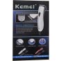 Kemei Hair Clipper and  Trimmer, Dry, White- KM-201B