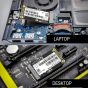 INDMEM Internal Solid State Drive SSD,128GB, Black - ATA-600