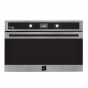 Purity Gas Built-in Hob, 90cm, 6 Burners, Stainless Steel - HPT904S, with PIATTA Island Hood, 90 CM, and Built-in Gas Oven with Grill, 98 Liters - OPT901GXD