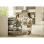 LG Quad Wash Dishwasher, 14 Person, 10 Programmes,  Silver - DFB325HS