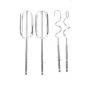 Sokany Electric Hand Mixer and Egg Beater, 300 Watt, Black and Silver - SK-6638