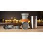 Wacaco Pipamoka Portable Pressure Coffee Brewer - Silver and Orange