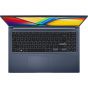 ASUS VivoBook 15 X1502ZA-BQ007W Laptop, Intel Core i7-12700H, 512GB SSD, 8GB RAM, 15.6 Inch, FHD, Intel UHD Graphics, Windows 11 - Quiet Blue