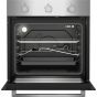 Beko Built-in Dual Fuel Oven, with Grill, 60 CM, 66 Liters, Stainless Steel - BBIH12100XC