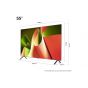 LG 55 Inch 4K UHD Smart OLED TV, with Built in Receiver - OLED55B46LA