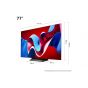 شاشة تلفزيون ال جي 77 بوصة سمارت OLED ايفو، بدقة 4K UHD، بريسيفر داخلي - OLED77C46LA