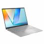 لاب توب اسوس فيفوبوك S14 M5406WA-PP009W، ايه ام دي رايزن AI 9 365، هارد SSD سعة 1 تيرا، رام 24 جيجا، شاشة 14 بوصة OLED دقة 3K بمعدل تحديث 120 هرتز، كارت شاشة ايه ام دي راديون 880M جرافيكس، ويندوز 11 - فضي كول