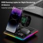 Majentik 5 in 1 Wireless Charger, 15 Watt, Black - MW-16