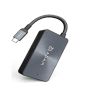 Adam Elements 5 In 1 USB-C Hub Reader Adapter, 80 Watt, Grey - PDC501
