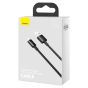 Baseus Superior Series USB-A to USB-C Charging and Data Cable, 1 Meter, Black - CATYS-01