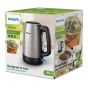 Philips Daily Collection Electric Kettle, 1.7 Liters, 2200 Watt, Stainless Steel- HD9350-90