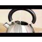 Swiss Pro Plus Retro Electric Kettle, 1.8 Liter, 2200 Watt, Silver - SP-WK2200BS