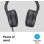 Sennheiser HD 400S Closed Back, Around Ear Headphone with One-Button Smart Remote on Detachable Cable