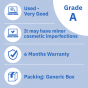 Dell Latitude 5520 Laptop, Intel Core i5-1135G7, 512GB SSD, 16GB RAM, 14 Inch FHD Anti-Glare Display, Intel Iris Xe Graphics, Windows 10 Pro - Grey (Pre-Owned), Grade A, 6 Months Warranty
