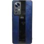 Hard Tough Leather Cool Magnetic Back Shockproof Drop Protection Kickstand Cover with Stand and Ring for Xiaomi 12 Pro (Blue)