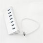 7 In 1 USB Hub , White - 500107931