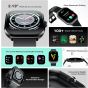 Infinix XWatch 3 Plus Smart Watch, 2.13 Inches,  Gray Case and Black Strap - XW3P