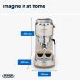 DeLonghi Dedica Arte Espresso Machine, 1 Liter, 1350 Watt, Beige - EC885.​BG