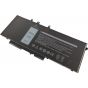 YASI MFG GJKNX Lithium Ion Laptop Battery for Dell Latitude 5480, 5280, 68Wh - Black