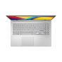 Asus VivoBook Go 15 E1504FA-NJ005W Laptop, AMD Ryzen 5 7520U, 512GB SSD, 8GB RAM, 15.6 Inch FHD, 60Hz, AMD Radeon Graphics, Windows 11 - Cool Silver