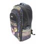 Gharibo Bags School Backpack With Pencil Case For Girls, Donuts Pattern - Black