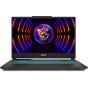 MSI Cyborg 15 A13UDX Gaming Laptop, Intel Raptor Lake i7-13620H, 512GB SSD, 16GB RAM, 15.6 Inch, FHD, IPS 144Hz, Nvidia GeForce RTX 3050 6GB GDDR6, FREEDOS - Translucent Black
