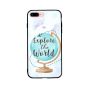 Explore The World Printed Back Cover for Apple iPhone 8 Plus