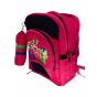 Gharibo Bags School Backpack With Pencil Case For Girls, Powerpuff Girls Pattern - Pink