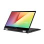 لاب توب اسوس فيفو بوك TP470EA-EC007W، انتل كور i7-1165G7، شاشة 14 بوصة FHD، ذاكرة 512 جيجا SSD، رام 8 جيجا، كارت شاشة انتل UHD جرافيكس، ويندوز 11 - اسود