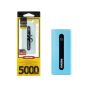 Remax Power Bank, 5000 mAh, 2 Ports, Blue- AC25