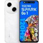 Tecno Spark Go 1, 128GB, 4GB RAM, 4G, Dual SIM - Glittery White