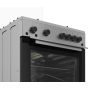 Beko Gas Cooker, 4 Burners, Stainless Steel - FSHT61111GX