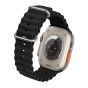 Silicone Replacement Band for Apple Watch Ultra 49mm- Black