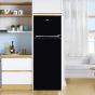 Beko No Frost Top Freezer Refrigerator, 408 Liters, Inverter, Black- RDNE448M20B, with Blender, 1.5 Liters, 600 Watt - TBN 62608 W